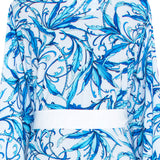 Tropics - Royal Blue Kimono (Off-White)
