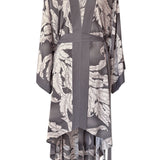 Jungle - Grey Willow Kimono (Grey)