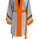 Desert - Tribe Kimono Skull (Neon Orange)
