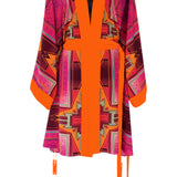 Tribal - Pink Kimono (Neon Orange)