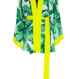 Jungle - Green Palm Kimono Wings (Neon Yellow)