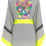 Desert - Tribe Kimono Skull (Neon Yellow)