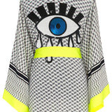 Desert - Tribe Kimono Evil Eye (Neon Yellow)