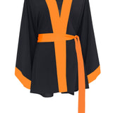 Monochrome - Black Kimono Love (Neon Orange)