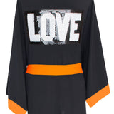 Monochrome - Black Kimono Love (Neon Orange)