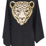 Monochrome - Black Kimono Panther (Black)