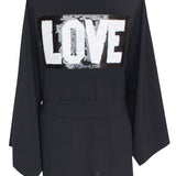 Monochrome - Black Kimono Love (Black)
