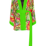 Tropics - Jungle Paradise Kimono (Neon Green)
