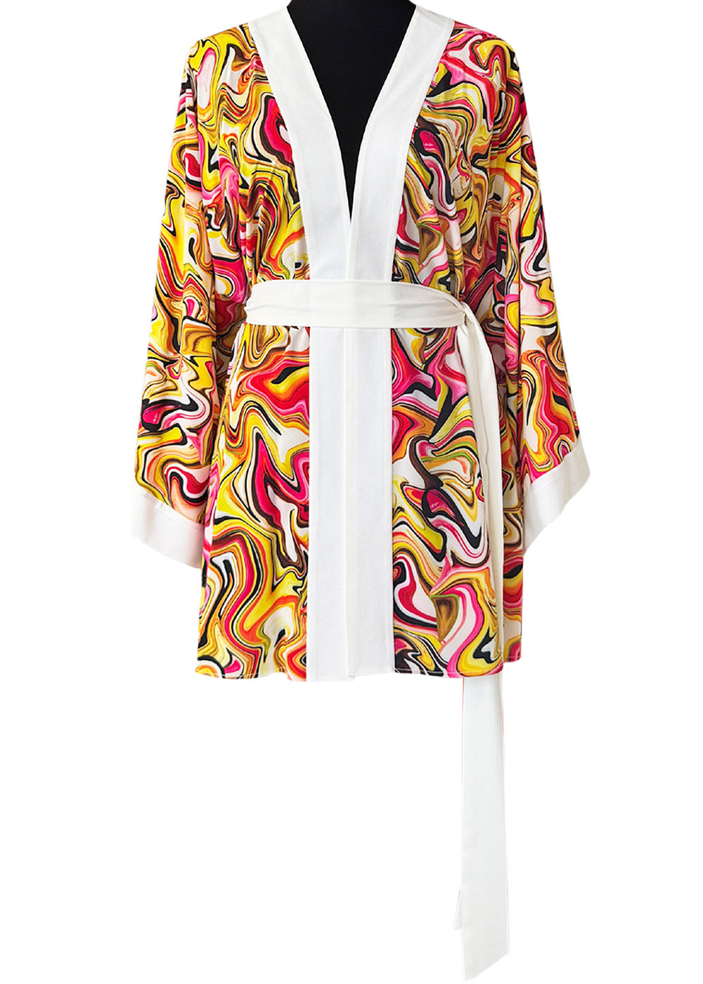 Cruise - Enigma Kimono (Off-White) - Short