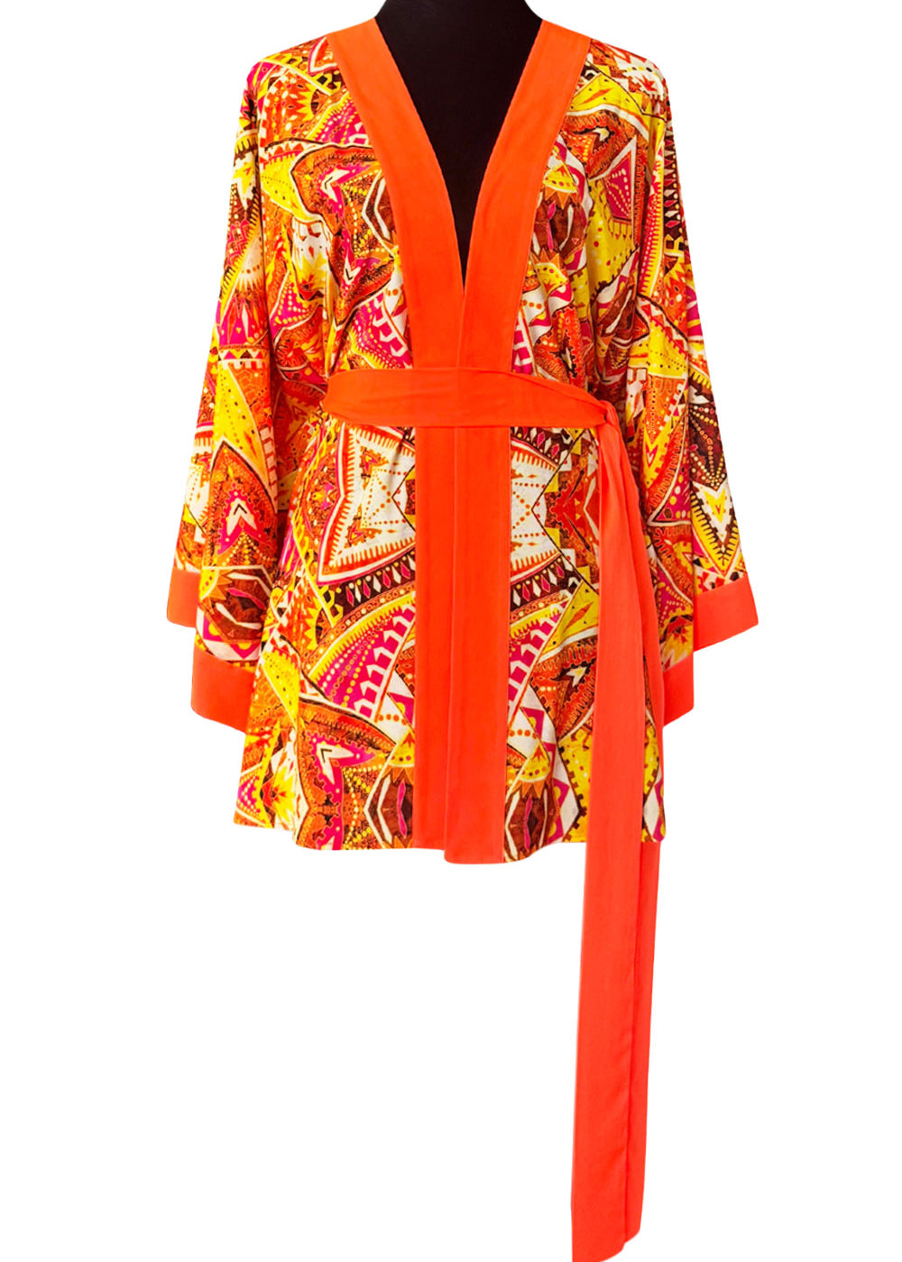 Cruise - Euphoria Kimono (Neon Orange) - Short