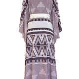 Tribal - Kimono (Off-White) - Long
