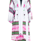 Tulum – Rainbow Magic Kimono (White)