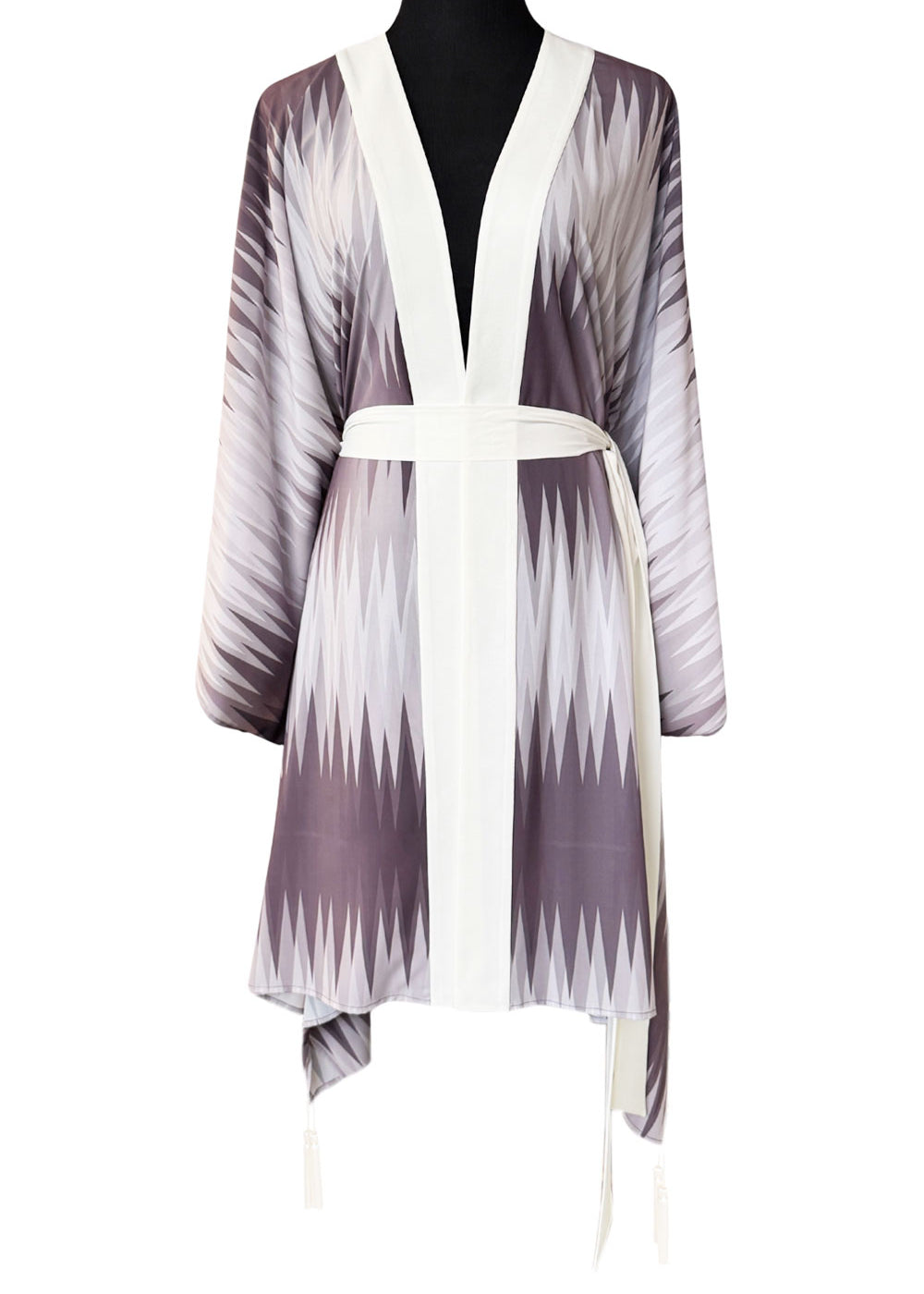 Tribal - Kimono (Off-White) - Midi