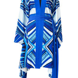 Tribal - Panacea Kimono (Royal Blue) - Midi