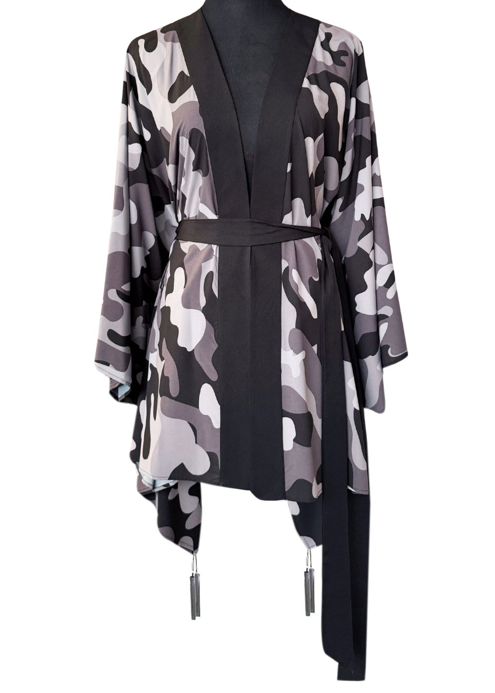 Camo - Kimono (Black) - Short