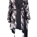 Camo - Kimono (Black) - Short
