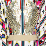 Boho - Pink Navajo Kimono Wings (Beige)