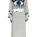 Desert - Tribe Kimono Evil Eye (Off-White)