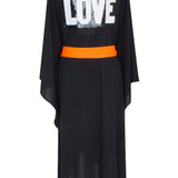 Monochrome - Black Kimono Love (Neon Orange)