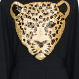 Monochrome - Black Kimono Panther (Black)