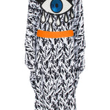 Tulum – Feathers Kimono Evil Eye (Neon Orange)
