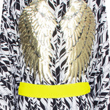 Tulum – Feathers Kimono Wings (Neon Yellow)