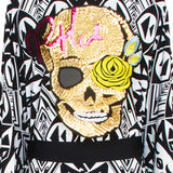 Tulum – Tribal Kimono Skull (Black)
