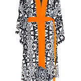Tulum – Tribal Kimono (Neon Orange)