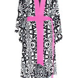 Tulum – Tribal Kimono (Neon Pink)