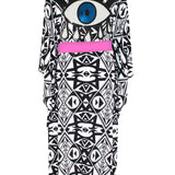Tulum – Tribal Kimono Evil Eye (Neon Pink)