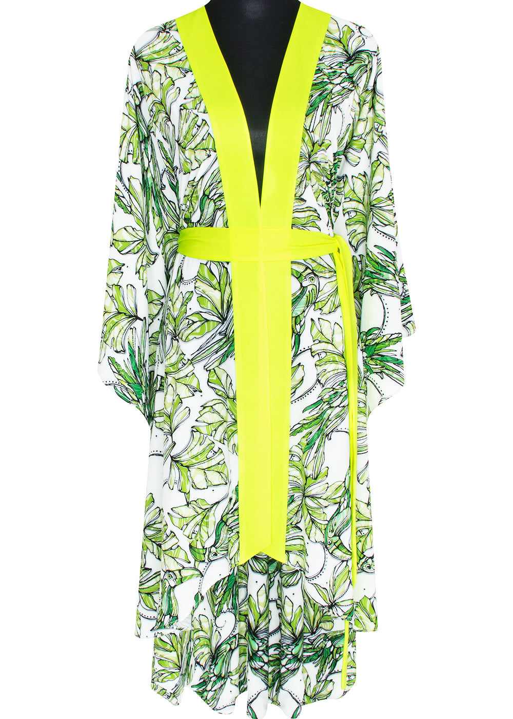Spring Summer - Limazonia Kimono (Neon Yellow)