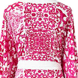 Siciliana - Sicilia Fuchsia Kimono (Off-White)