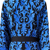 Siciliana - Barocco Azzurro Kimono (Black)