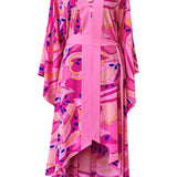 Riviera Vibrante - Rosa Riviera Kimono (Dusty Pink)