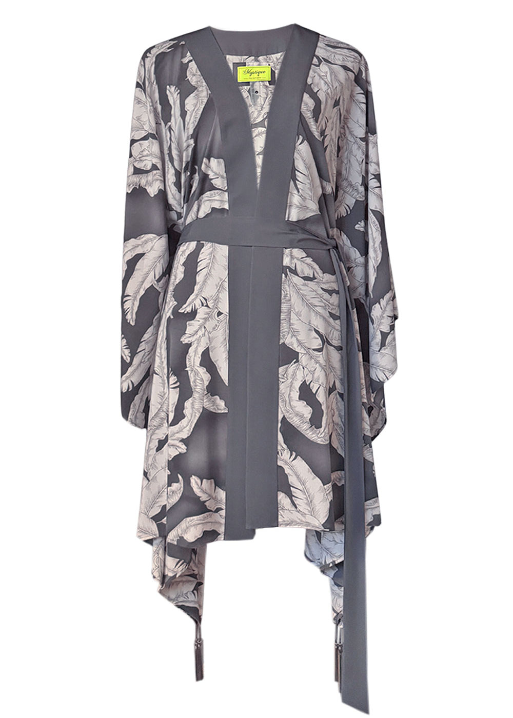 Jungle - Grey Willow Kimono (Grey)