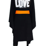 Monochrome - Black Kimono Love (Neon Orange)