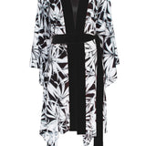 Tropics - Night Garden Kimono (Black)