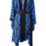 Siciliana - Barocco Azzurro Kimono (Black)