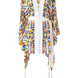 Siciliana - Fiori di Sicilia Kimono (Off-White)