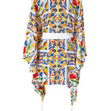 Siciliana - Fiori di Sicilia Kimono (Off-White)