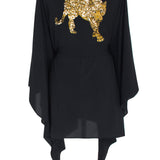 Monochrome - Black Kimono Panther (Black)