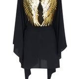 Monochrome - Black Kimono Wings (Black)