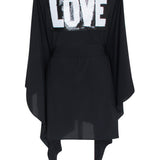 Monochrome - Black Kimono Love (Black)