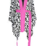 Tulum – Feathers Kimono Love (Neon Pink)