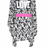 Tulum – Feathers Kimono Love (Neon Pink)