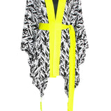 Tulum – Feathers Kimono Wings (Neon Yellow)