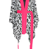 Tulum – Feathers Kimono Love (Neon Coral)
