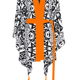 Tulum – Tribal Kimono (Neon Orange)