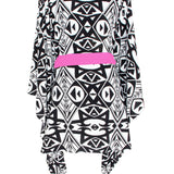 Tulum – Tribal Kimono (Neon Pink)