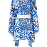 Siciliana - Blu Sicilia Kimono (Off-White)